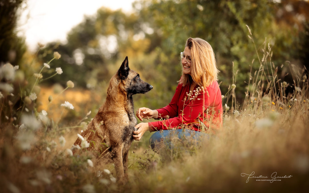 Louise & Monster : séance photo chien et maitre