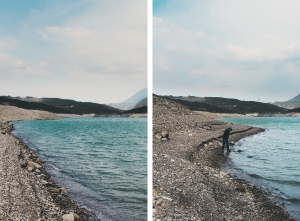 lac de monteynard en hivers